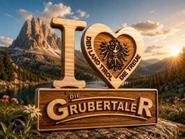 SCHLÜSSELANHÄNGER „I LOVE GRUBERTALER“