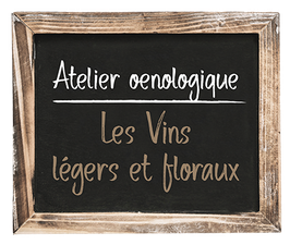 Atelier œnologique "Vins légers et floraux - spécial Printemps" du Vendredi 5 Avril 2024, 19h-21h