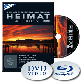 HEIMAT 46° 48° N - Chiemsee, Chiemgau, Alpenland  |  VOL. 1 - DVD  | Sommer-Herbst