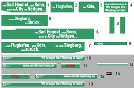 Werbung/Ganzreklame für MAN NG 313 - Rietze - Bonn