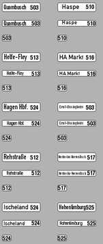 ÜBERARBEITET - Zielanzeiger VÖVI - MAN SL200 - Hagen VRR Linien