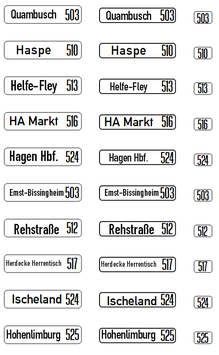ÜBERARBEITET - Zielanzeiger VÖVI - MAN SL200 - Hagen VRR Linien
