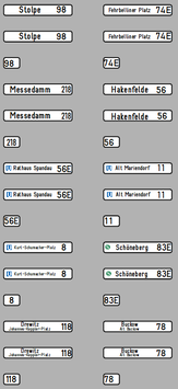 Zielanzeiger VÖVI - MAN SL200/MB O305 - Berlin