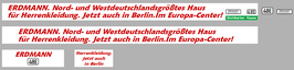 Banderolenwerbung für MAN SD200 - Wiking - Berlin