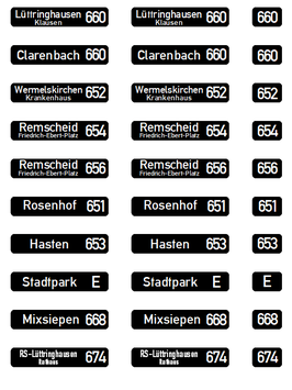 ÜBERARBEITET - Zielanzeiger für VÖVI - MB O305 - Remscheid