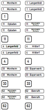 Zielanzeiger Büssing Senator 12 D - Brekina - Monheim