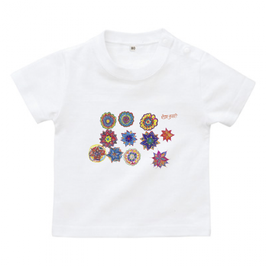 ショバ・クマーリちゃんデザイン　ベイビーTシャツ　ホワイト
