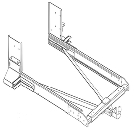 Attelage de remorque variable 12,5 kN avec rallonge de châssis faisceaux Èlectrique Renault Master X62 plancher à partir de 06/2010 normal