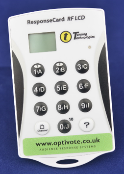 ResponseCard system with 55 handsets dry hire