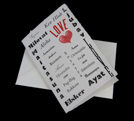 Single Card: Love in Languages