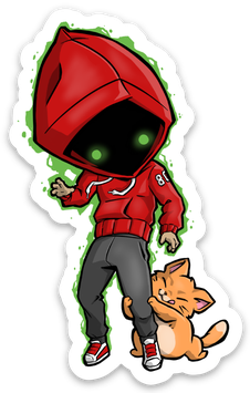 Chibi Darrick & Mekal Sticker