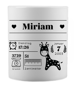 Spardose Baby/Giraffe