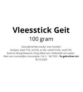 Vleessticks geit