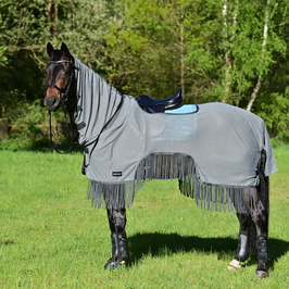 Fliegen-Ausreitdecke mit Fransen 125 cm / 135 cm