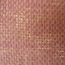 Papier Tapete, geflochten, rot, gold
