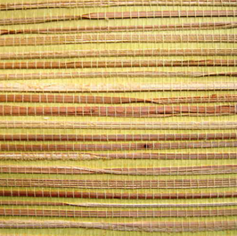 Gras Tapete "Hanami" natur, grob, gelb*
