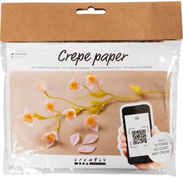 Mini DIY Crêpepapier Bloemen Kersenbloesem