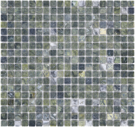 Mosaico Marmo 15mm Verde anticato