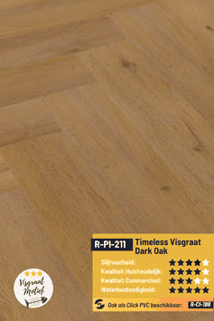 R-Pl-211 Timeless Visgraat Dark Oak