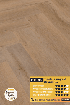 R-Pl-209 Timeless Visgraat Natural Oak