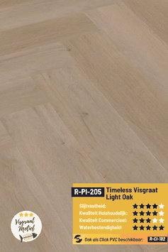 R-Pl-205 Timeless Visgraat Light Oak