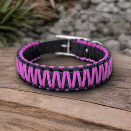 BioThane Mix Halsband Passion Rosa