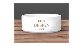 Keramik Hundenapf Wunsch Design