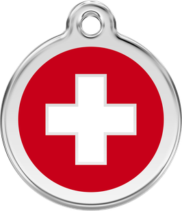 Schweizer Kreuz Rot