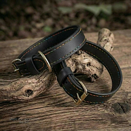 Leder Halsband Classic Multicolor