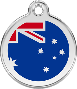 Australische Flagge Dunkelblau