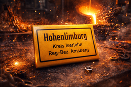 Hohenlimburg Ortsschild [Magnet]