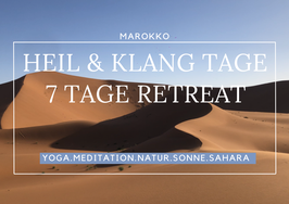 Ticket, 7 Tage Retreat, Sahara Wüste Marokko, 2026