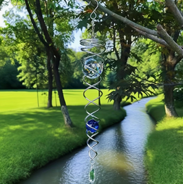 Windspinner blauw