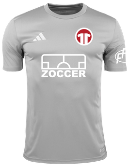 #TR008, Adidas ZOCCER-Trikot Hellgrau (21. ZOCCER-Camp)