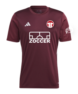 #TR005, Adidas ZOCCER-Trikot Maroon (18. ZOCCER-Camp)