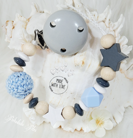Schnullerkette " My Star" ohne Namen