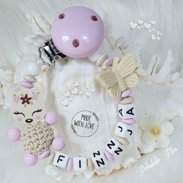 NEU!!! Schnullerkette "Sleepy Bambi"