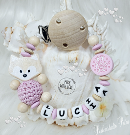 AKTION!!! Schnullerkette " It´s a Girl "rosa