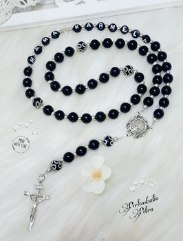 Rosenkranz "Donna Maria" schwarz