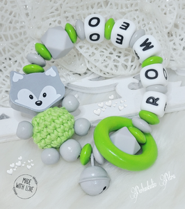 Greif- & Spielring "My little Foxy" green