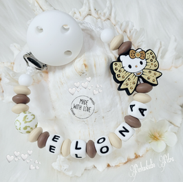 Neu!!! Silikon Schnullerkette "Kitty"
