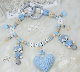 Kinderwagenkette " Girafferl Prinz/Prinzessin"