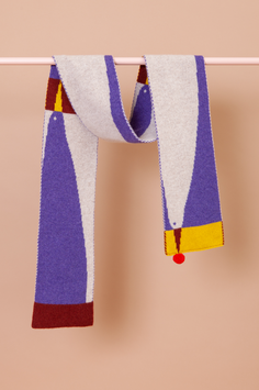 BIRD SCARF VIOLET