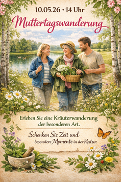 Muttertags-Kräuterwanderung 10.05.2026 um 14.00 Uhr
