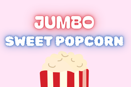 Sweet / Süß Popcorn: JUMBO BAG