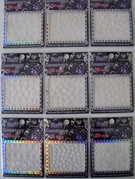 3D NAIL STICKER , serie Nail Accessory