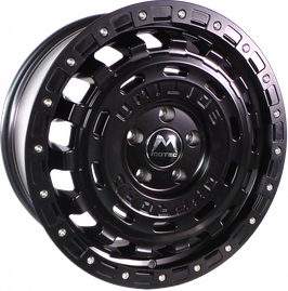Motec MOF-1-R CROSS Schwarz Matt / Ring Schwarz Matt | 17 - 18 Zoll | Offroad | VW T5 / T6 / T6.1 / Mercedes V-Klasse | Teilegutachten