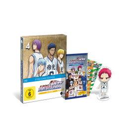 Kuroko's Basketball 3 (Season 3) - Vol. 4 - Limited Steelcase Edition (mit PANINI-Sammelkarten und Acrylfigur)