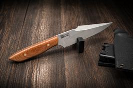 RIOT aus D2 mit Acid Stonewash Finish (Micarta braun)