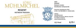 Regent Rotwein trocken QbA
